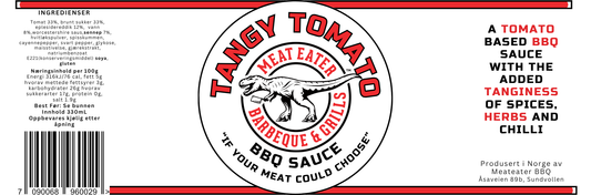Meat Eater Tangy Tomato BBQ Sauce 330ml